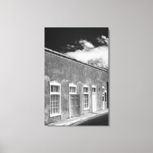 Territoriale stijl architectuur, Santa Fe, New Canvas Afdruk (Voorkant)