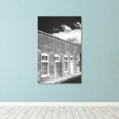Territoriale stijl architectuur, Santa Fe, New Canvas Afdruk (Insitu (Houten vloer))