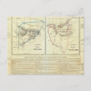 Territorios de Sierragorda e Isla del Carmen Briefkaart
