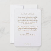 Terroir Oranje Trouw Save the Date Kaarten (Achterkant)