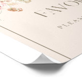 Terror Blush Bloemboog Favoren Bord Poster (Hoek)