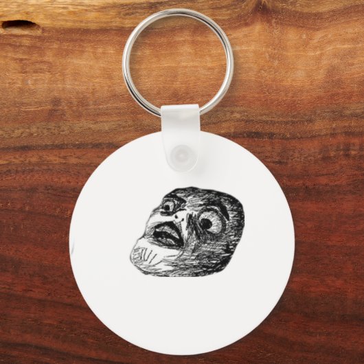 Terror Face Meme Sleutelhanger (Voorkant)