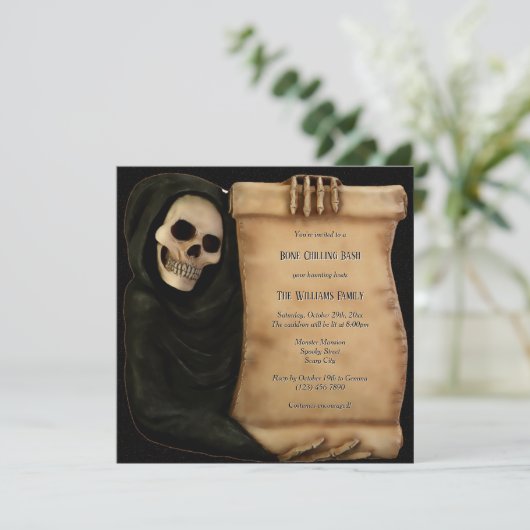 Terror Halloween Kaart (Staand voorkant)