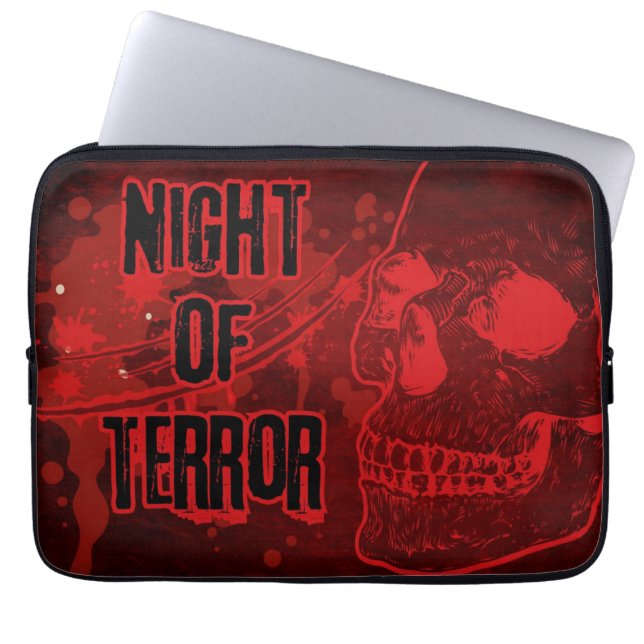 Terror Halloween Laptop Sleeve (Voorkant)