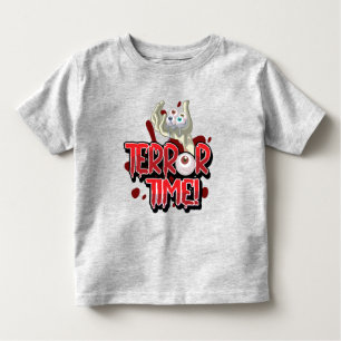Terror Time Zombie Hand met Eyeballen Kinder Shirts
