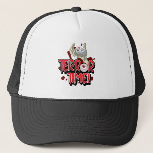 Terror Time Zombie Hand met Eyeballen Trucker Pet