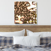 Terror tweeling,Behekste poppen schilderij canvas  Afdruk (Insitu (Slaapkamer))