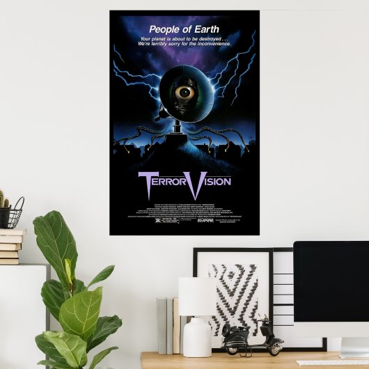 TERROR VISION POSTER (Thuiskantoor)
