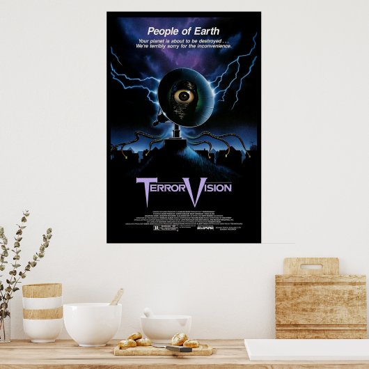 TERROR VISION POSTER (Keuken)