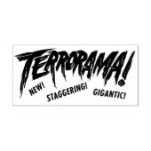 Terrorama! horrorfilm rubberstempel (Afrduk)