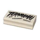 Terrorama!  horrorfilm rubberstempel (Stempel)