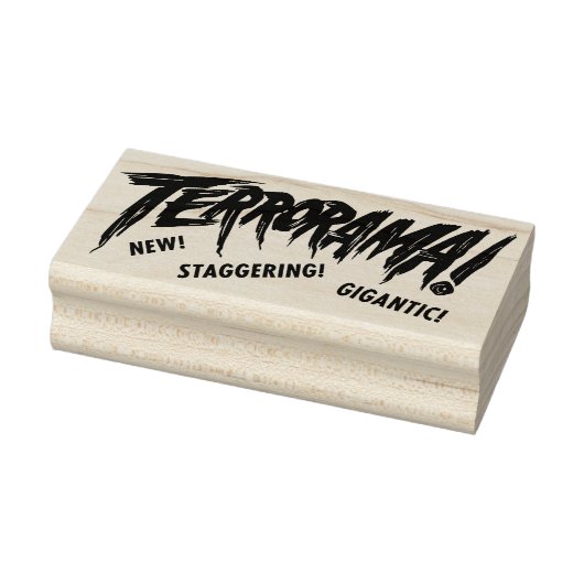 Terrorama! horrorfilm rubberstempel (Stempel)