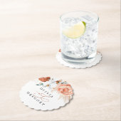 Terrorcotabloemen Pampasgras Elegant Tropisch Kartonnen Onderzetters (Insitu)