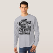 Terrorisme Facts Shirt (Voorkant volledig)