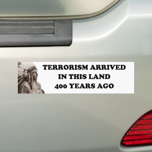 Terrorisme in de deelstaat bumpersticker (Op auto)