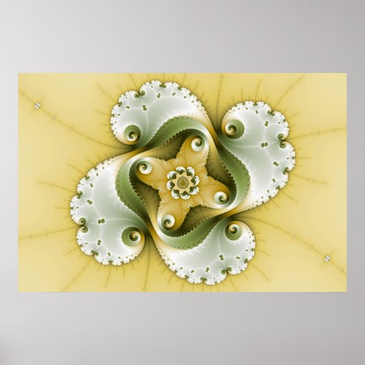 Terrorkracht - fractale kunst poster (Voorkant)