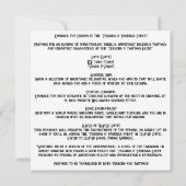 👻🍷 "Terrors & Tastings Event"! Aankondiging👻 Ha Kaart (Achterkant)