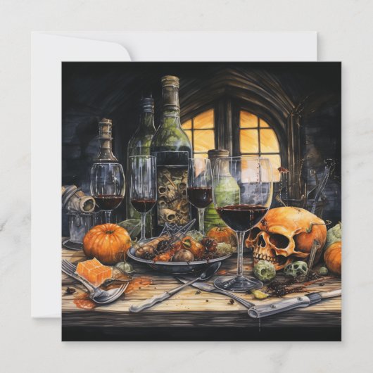 👻🍷 "Terrors & Tastings Event"! Aankondiging👻 Ha Kaart (Voorkant)