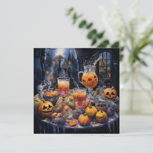 š»š· "Terrors & Tastings Event"! Aankondigingš» Ha Kaart (Staand voorkant)