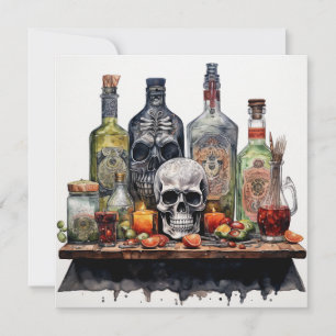 👻🍹 Terrors & Tequila Party 🍹👻 : Halloween Kaart