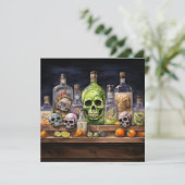 👻🍹 Terrors & Tequila Party 🍹👻 : Halloween Kaart (Staand voorkant)