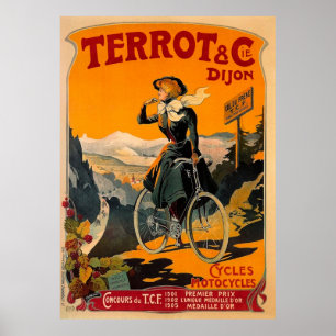 Terrot & Cie Dijon  Bike Poster