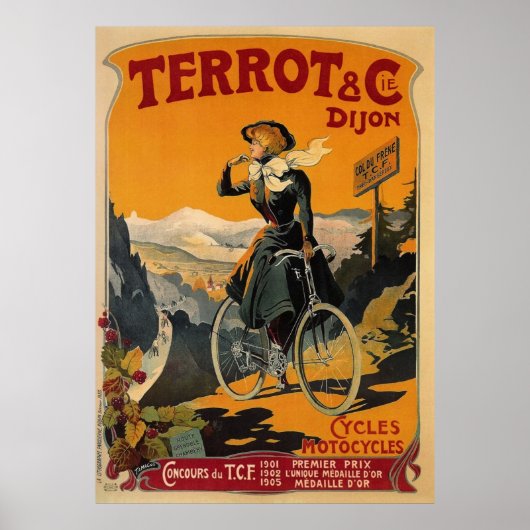 Terrot & Cie Dijon  Bike Poster (Voorkant)
