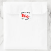 Terry fox marathon hoop Canada marathon Ronde Sticker (Tas)