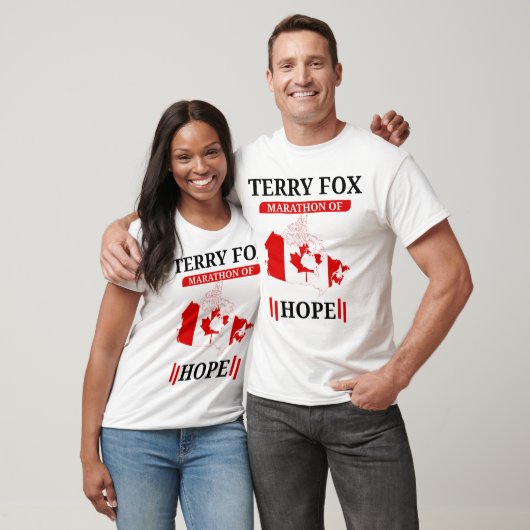 TERRY FOX MARATHON VAN DE HOOP T-SHIRT (Unisex)