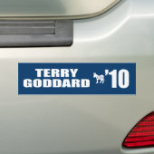 TERRY GODDARD FOR GOVERNOR BUMPERSTICKER (Op auto)