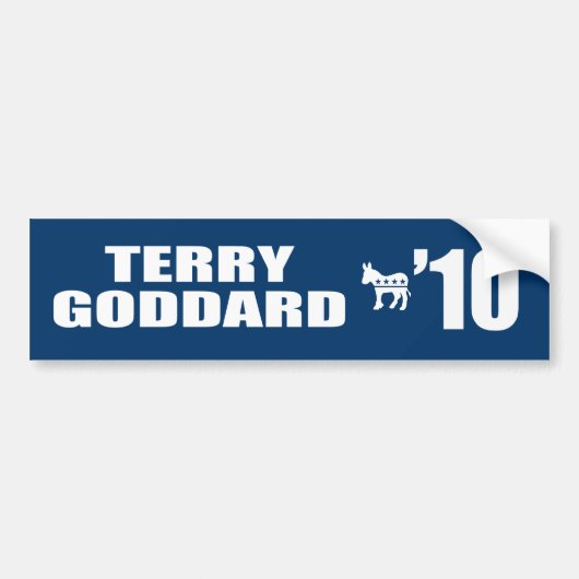 TERRY GODDARD FOR GOVERNOR BUMPERSTICKER (Voorkant)