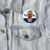 Terry McAuliffe voor President Ronde Button 5,7 Cm (In situ)