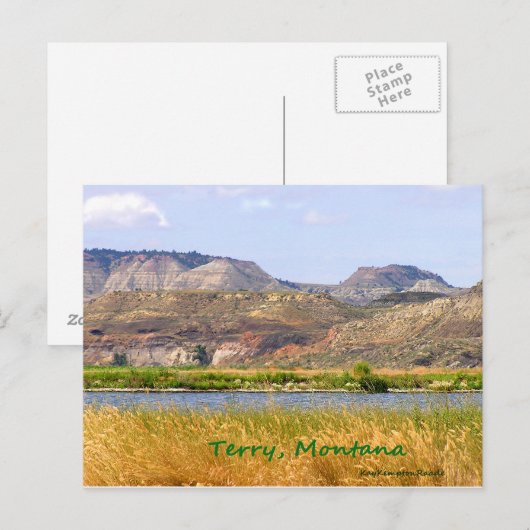 Terry, Montana Briefkaart (Voorkant / Achterkant)