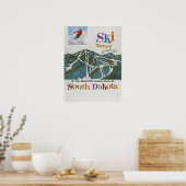 Terry Peak,USA,Ski Travel Poster (Keuken)