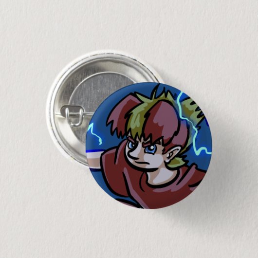 Terry Pin Ronde Button 3,2 Cm (Voorkant /achterkant)