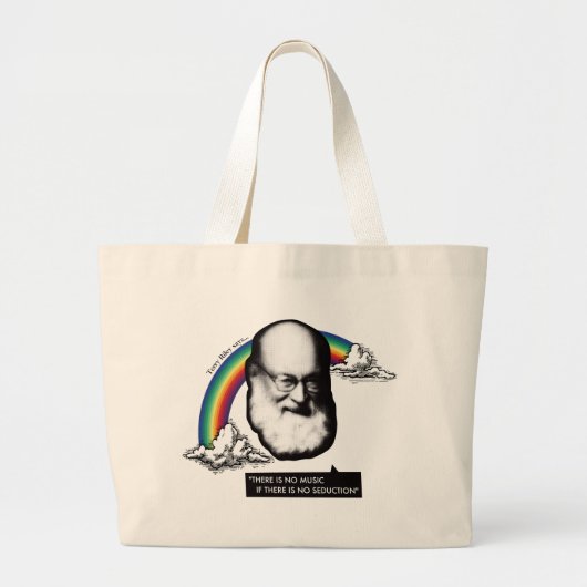 [Terry Riley OFFICIAL DESIGN] Regenboog Grote Tote Bag (Voorkant)