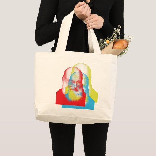 [Terry Riley OFFICIAL DESIGN] Regenboog Grote Tote Bag (Voorkant (product))