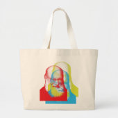 [Terry Riley OFFICIAL DESIGN] Regenboog Grote Tote Bag (Voorkant)