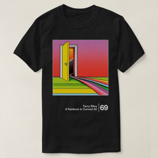 Terry Riley Origineel Minimalistisch Grafisch Kuns T-shirt (Design voorkant)
