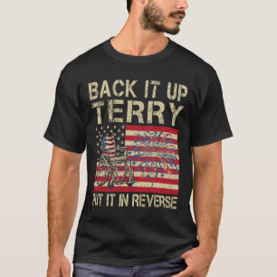 Terry zette het in omgekeerd vuurwerk USA 4T T-shirt