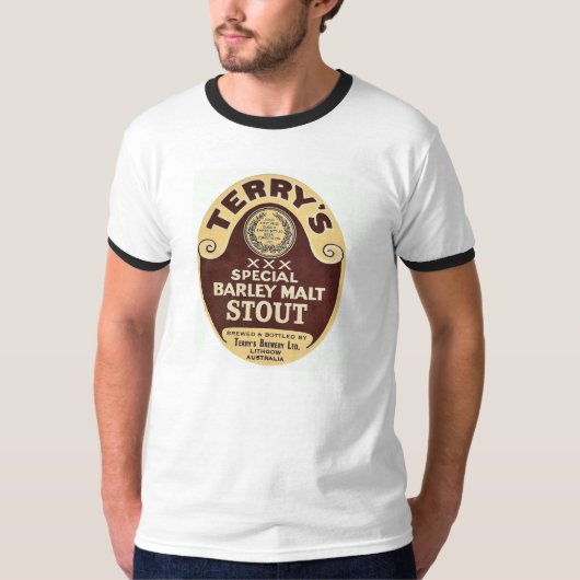 Terry's  druppelaar voor bier t-shirt (Voorkant)