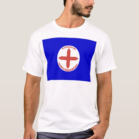 Terry's Texas Rangers Flag T-shirt (Voorkant)