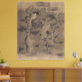 Tertiaire gestalte canvas afdruk (Insitu (Woonkamer))