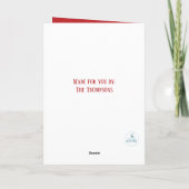 Tertian Pset met kerstfoto 1 Foto groen Feestdagen Kaart (Achterkant)