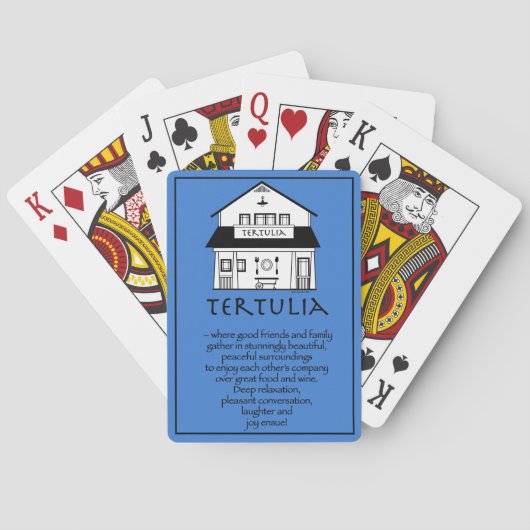 Tertulia Speelkaarten (Achterkant)
