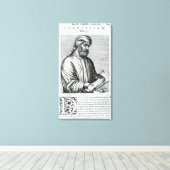 Tertullian, illustratie van Andre Thevet's Canvas Afdruk (Insitu (Houten vloer))