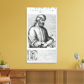Tertullian, illustratie van Andre Thevet's Canvas Afdruk (Insitu (Woonkamer))