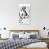 Tertullian, illustratie van Andre Thevet's Canvas Afdruk (Insitu (Slaapkamer))