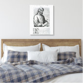 Tertullian, illustratie van Andre Thevet's Canvas Afdruk (Insitu (Slaapkamer))