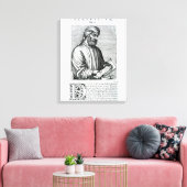Tertullian, illustratie van Andre Thevet's Canvas Afdruk (Insitu (Woonkamer))